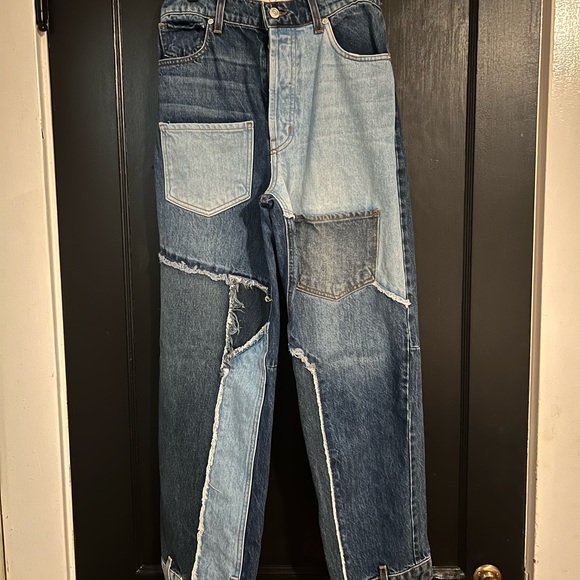 Revice Denim Matchmaker Patchwork Blue Jeans - Picture 2 of 4